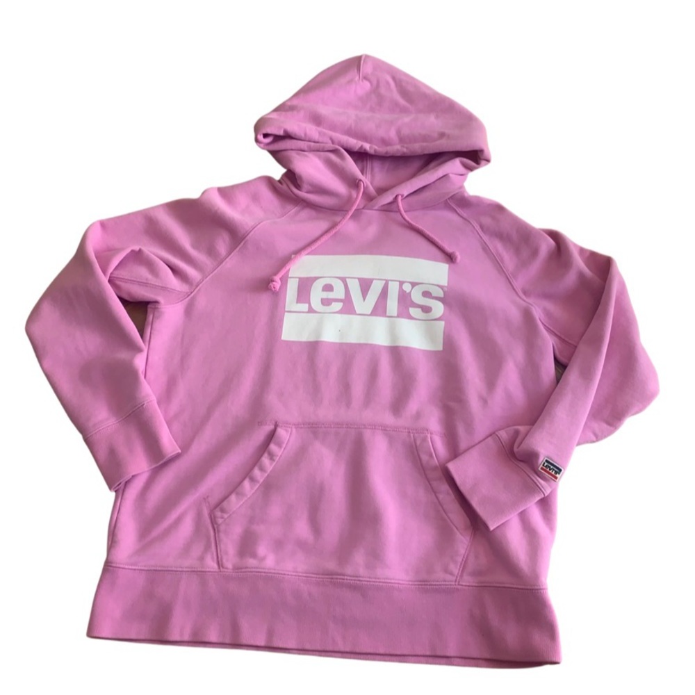 Levi’s bubblegum pink hoodie
